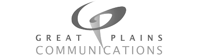 A logo of Great Plains Communications