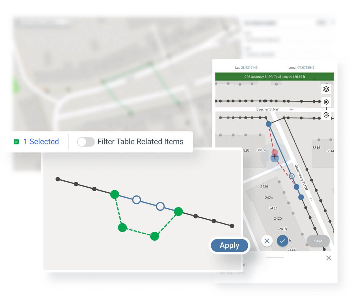 A visual representation of a map pinpointing the location of a train station, including relevant nearby areas and pathways