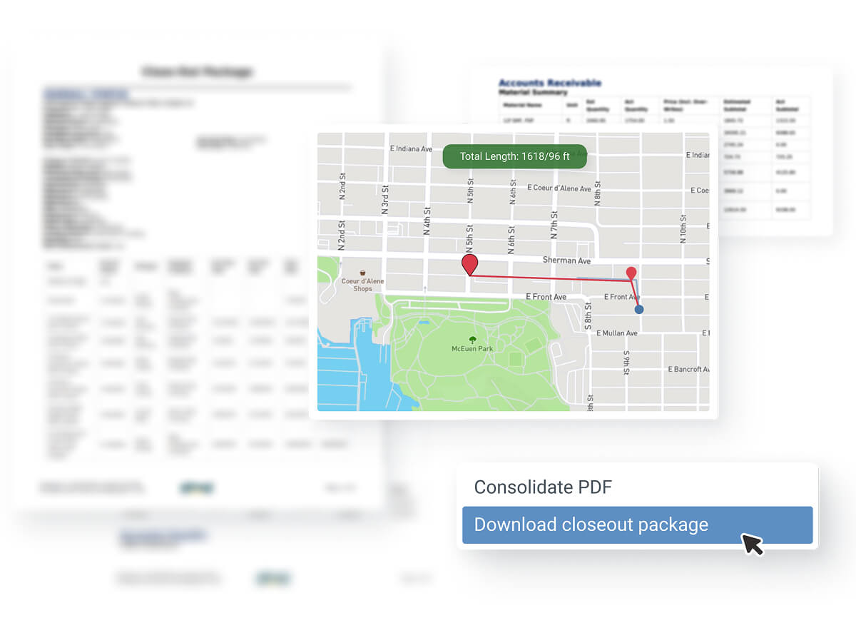 An informative map showcasing the business's location, facilitating straightforward access for visitors