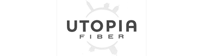 A logo of Utopia Fiber