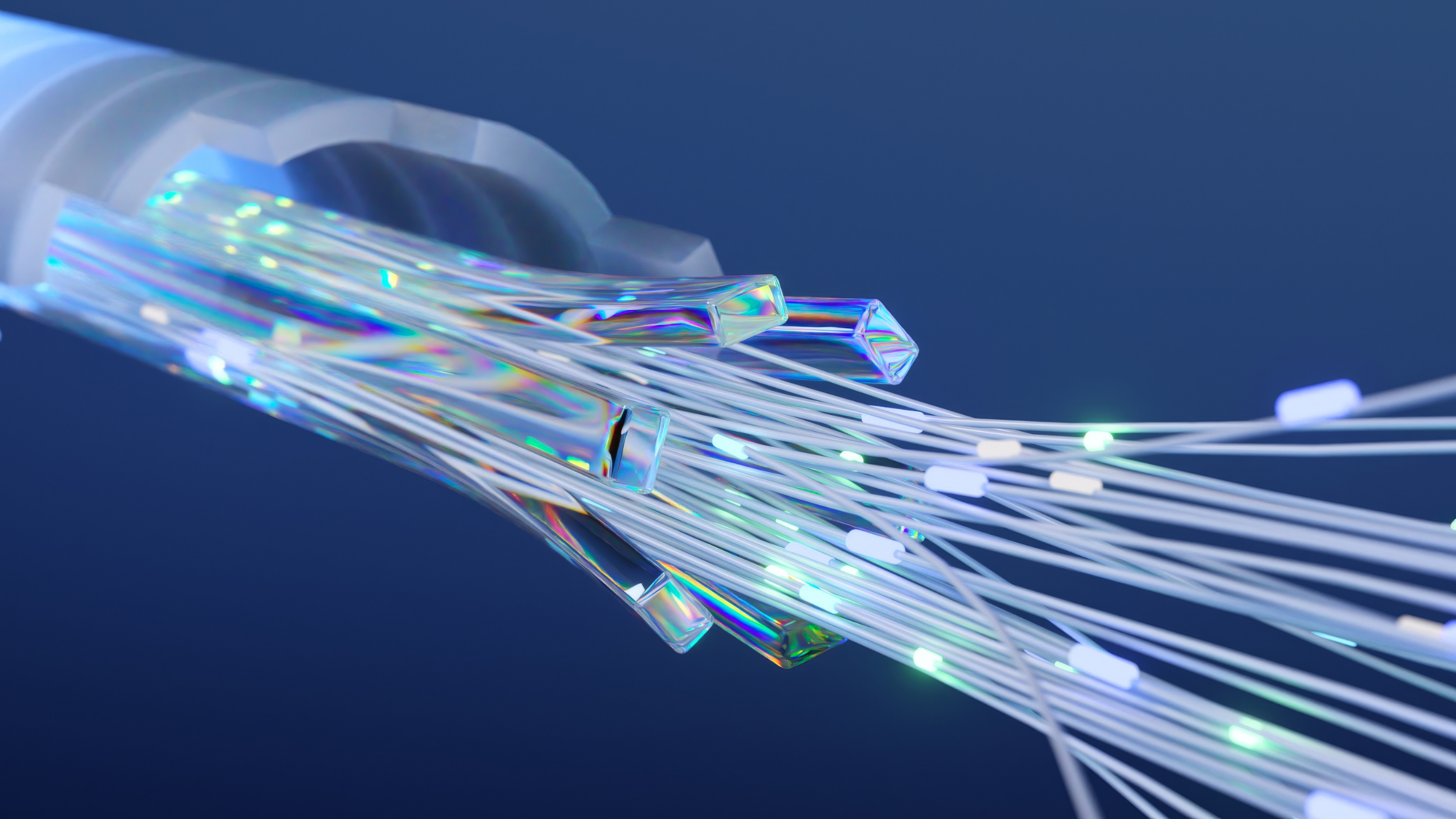 Website Image - Fiber Abstract - Blue