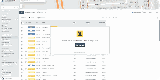 Generate work items in bulk from a template