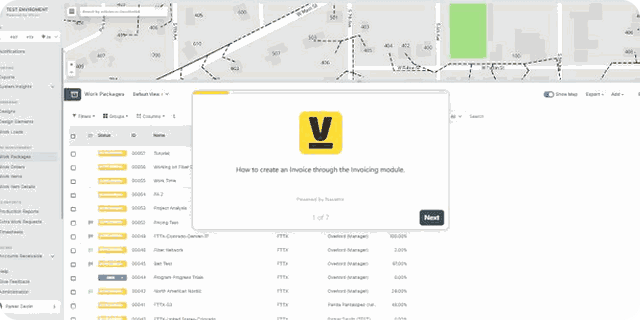 Create an invoice from verified production