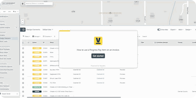 Add progress pay items to an invoice