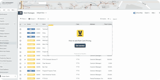 Apply rate card pricing by region